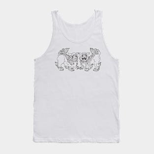 chinese tiger Tank Top